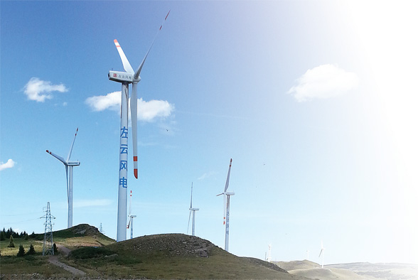 大唐左云1.5MW风力发电塔项目